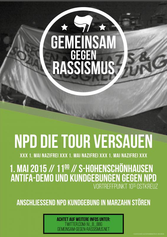 NPD die Tour versauen