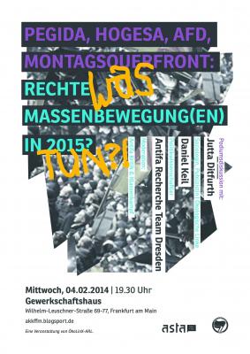 Podiumsdiskussion: Neue rechte Massenbewegung